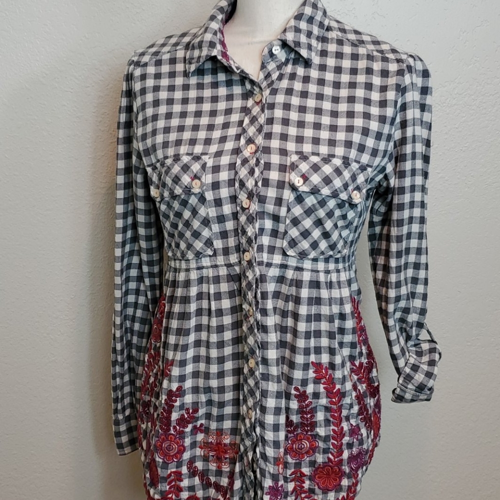 Johnny Was 3J Workshop Tunic Flannel